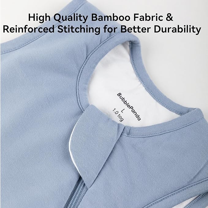 Rayon Made from Bamboo Sleep Sack 12-18 Months 2.5 Tog Winter Warm Ultra Soft Baby Wearable Blanket Toddler Sleep Sack for Babies Unisex Girl Boy 2-Way Zipper Quilted Thick Baby Sleeping Bag