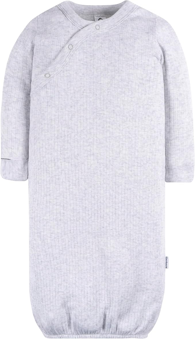 Gerber unisex-baby Baby Boy and Girls 4-pack Sleeper Gown