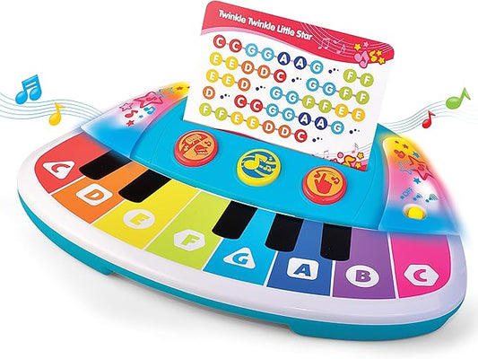Magic Touch Baby Piano, Toddler Music Toy, Infant Touch Sensor Musical Instrument, Switch Between Xylophone, Kids Play Fun Gifts for 9 12 18 24 Month, 1 2 3 Year Old Boys Girls