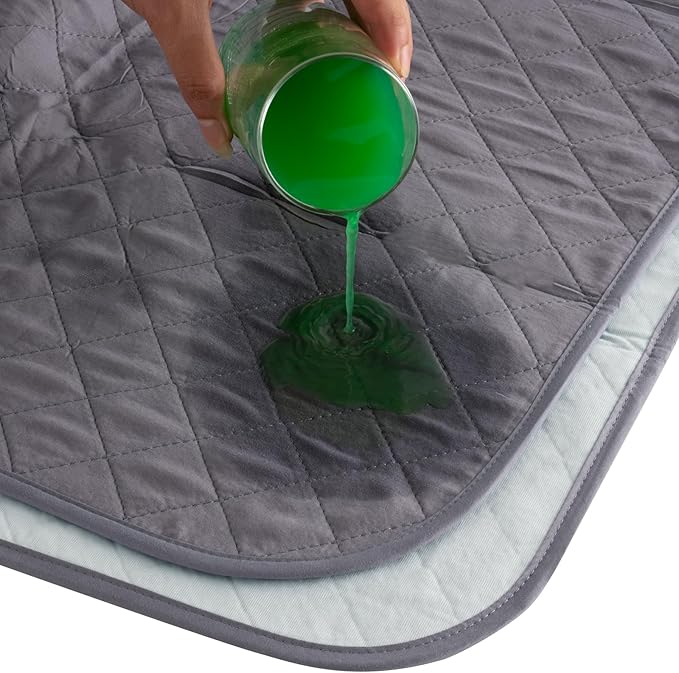 Washable Bed Pads for Adults 36x52 Inch,Washable Bed Pads for Incontinence Washable Extra Large,Hide Stains Incontinence Pads for Bed,Bed Protector Pads for Seniors,Bedwet Kids,Hospitals,Pets