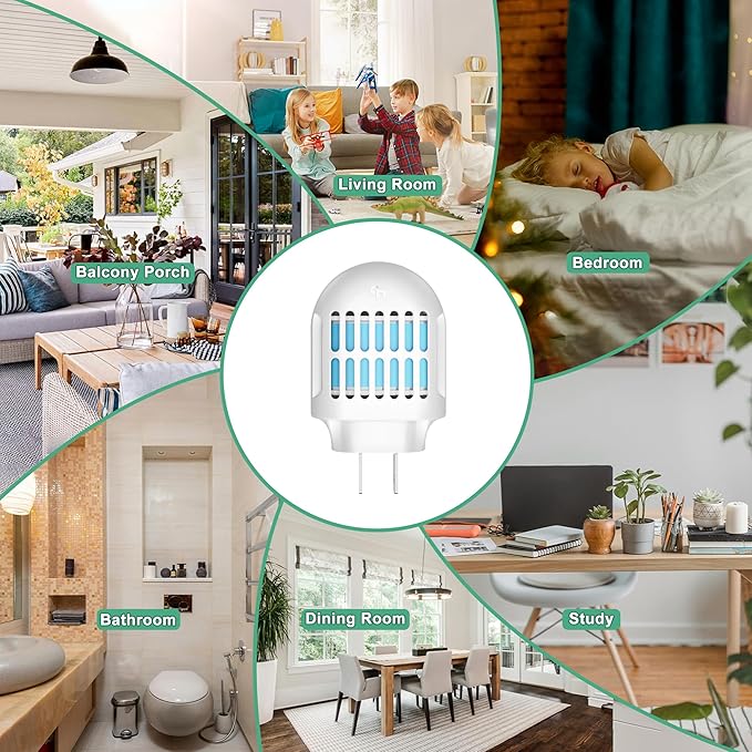 Mosquito Repellent Indoor Use with 20' Mosquito Protection Zone, Plug in Electronic Mosquito Repeller, DEET-Free, for Home, Office