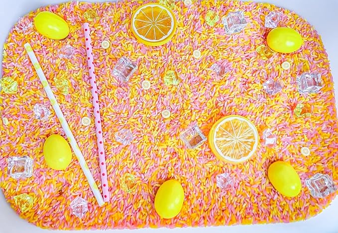 Kids Sensory bins Montessori sensory bin, sensory toys, Sensory bins, Sensory Bin For Preschoolers (Lemonade)