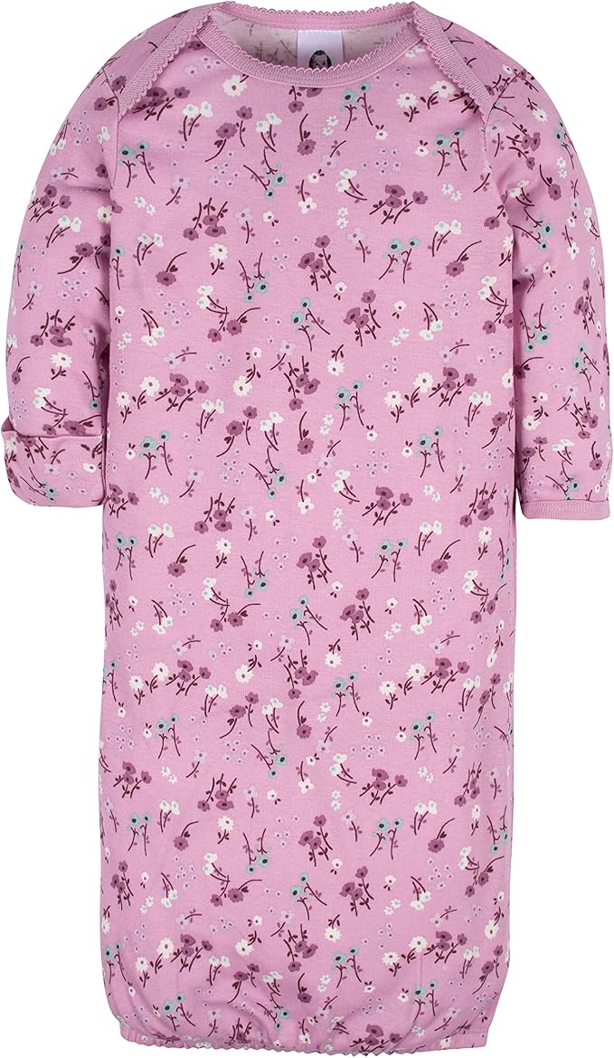 Gerber unisex-baby Baby Boy and Girls 4-pack Sleeper Gown