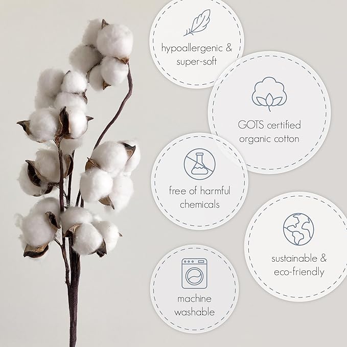 Ecolino Organic Cotton Baby Sleep Sack - 2-Way Zipper Baby Wearable Blanket - Infant Sleeping Bag Sack - 6-18 Months - Desert