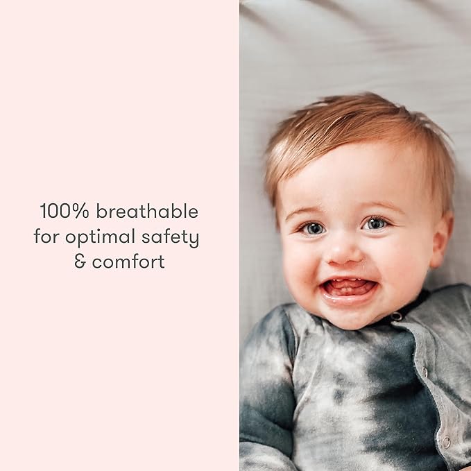 Newton Baby Organic Fitted Crib Sheets (2-Pack) - Ultra Breathable and Soft, 100% Organic Muslin Cotton, SkyBlue, Fits All Standard Cribs