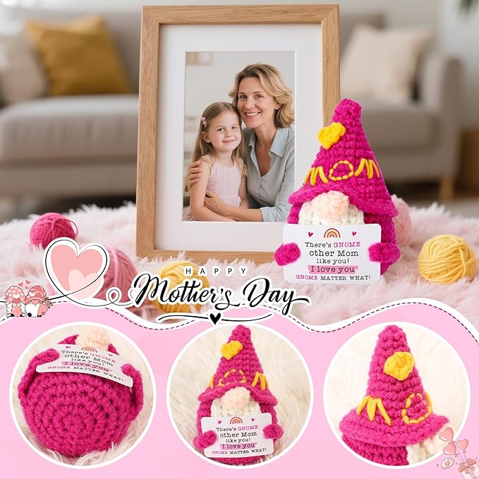 Mom Gifts Mothers Birthday - Funny Mom Gift for Mother's Day Birthday Christmas, Cute Gnome for Mother Mama Mommy, Stocking Stuffers Present from Daughter Son, I Love You Gnome Matter What