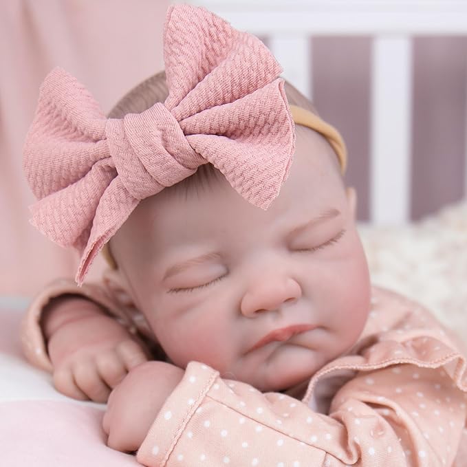 Milidool Reborn Baby Dolls Realistic - Lifelike 20 Inch Newborn Baby Doll Girls with Poseable Limbs, Nice Gift for Kids 3+