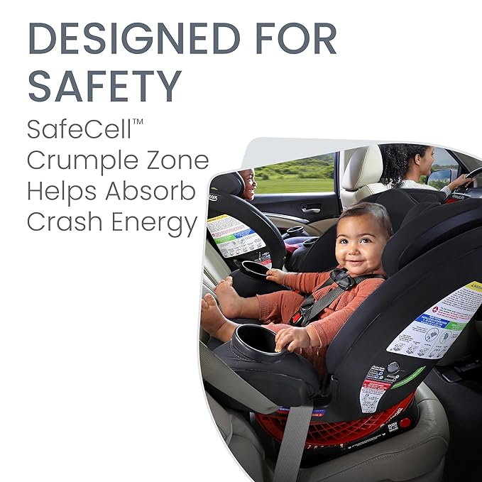Britax One4Life Convertible Car Seat, 10 Years of Use from 5 to 120 Pounds, Converts from Rear-Facing Infant Car Seat to Forward-Facing Booster Seat, Machine-Washable Fabric, Onyx