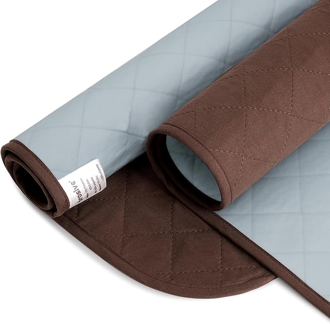 Hide Stains Bed Pads Washable Waterproof 36x72 Inch (1 Pack), Washable Bed Pads for Incontinence, Bed Wetting, Underpads, and Pet Protection, Brown – Ideal for Elderly, Adults, Kids and Pets