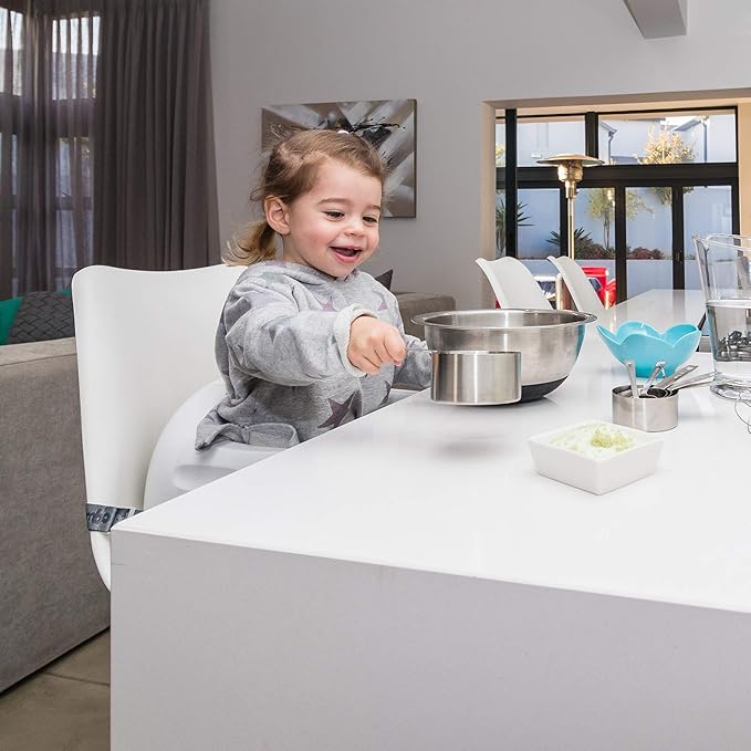 Bumbo 3-in-1 Multi-Seat for 6 to 36 Months, Travel Baby Feeding & Play Floor Seat, All-in-One Portable Booster with Tray & Toddler High Chair, Powder Blue