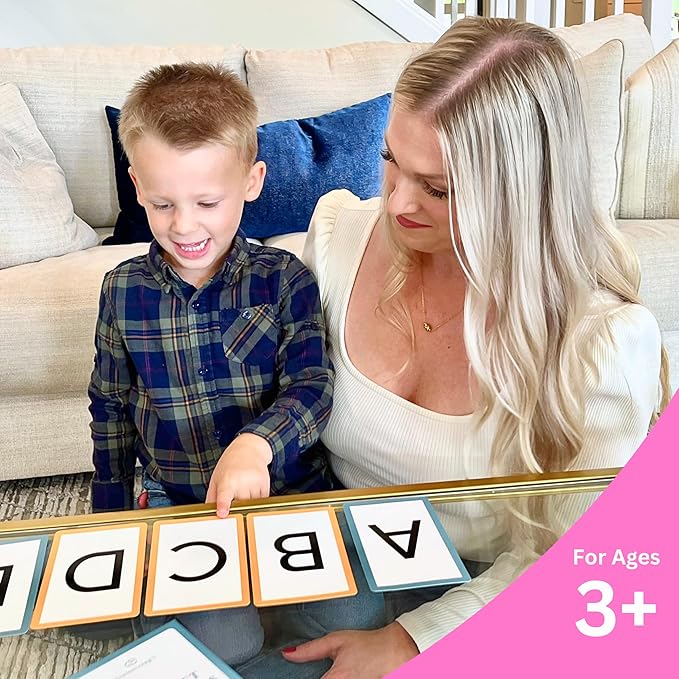 ABC Flashcards & 750 Phonics Words | Ages 4-7 | Preschool Kindergarten Reading Kit | 200 Premium Brainstrong Flash Cards