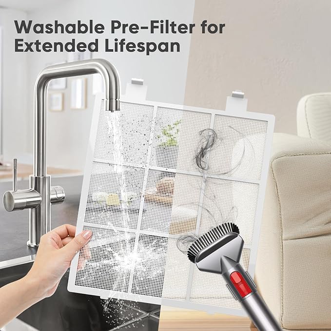 H14 Air Purifiers for Home Large Room Up to 3000 Ftยฒ, Smart Wifi with Washable Filters, Air Quality Monitor, 4 Fan & 22 dB Sleep Mode for Bedroom Living Room