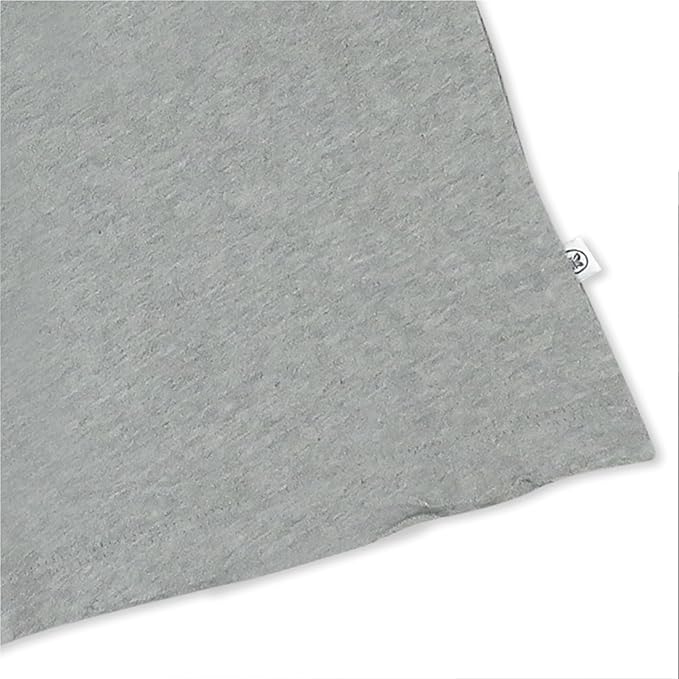 HonestBaby Unisex-Baby 5-Pack Short Sleeve T-Shirts 100% Organic Cotton Baby, Toddler, Little Kid, Boy, Girl, Unisex