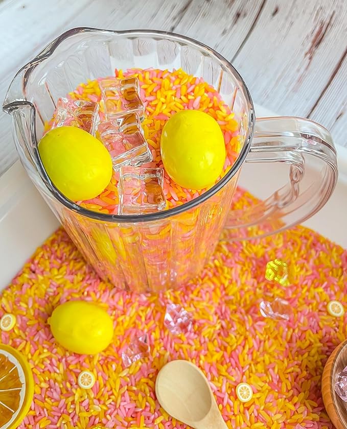 Kids Sensory bins Montessori sensory bin, sensory toys, Sensory bins, Sensory Bin For Preschoolers (Lemonade)