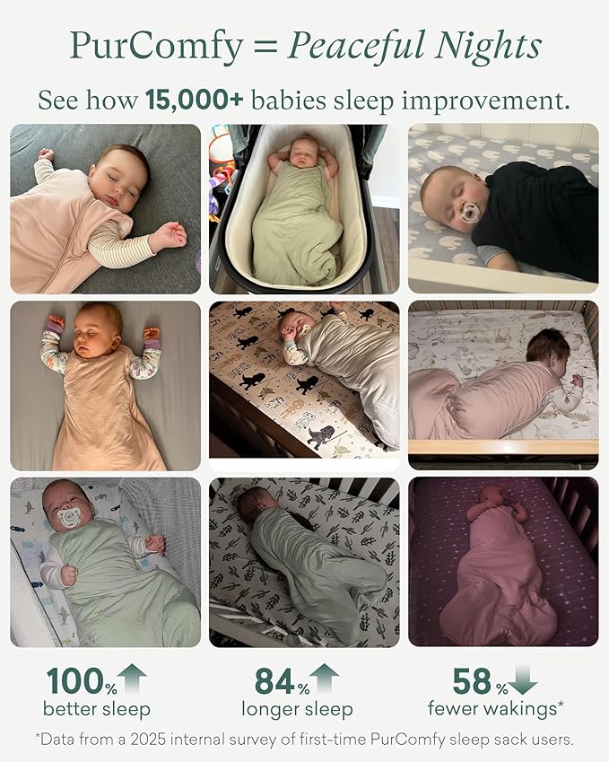 Supersoft Sleep Sack 1.0 TOG, Premium Bamboo Viscose Baby Sleeping Bag 2-Way Zipper Sleep Sack Baby Wearable Blanket