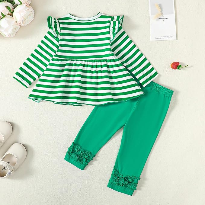 Baby Girl Clothes Toddler Girl Outfits Ruffle Shirt Pants Cute Infant Outfit Set Baby Girl Fall Winter Clothes