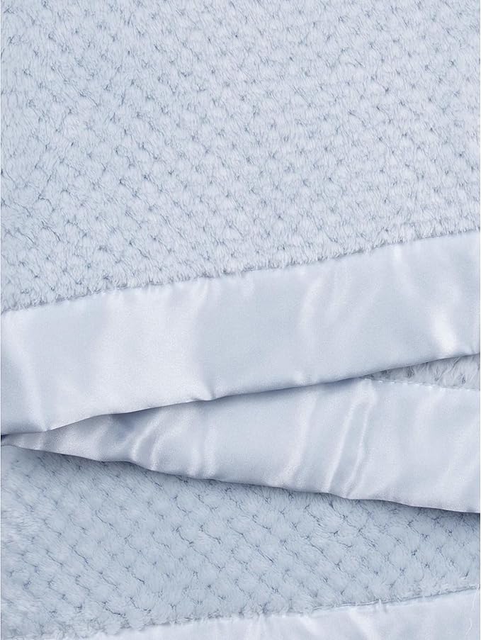 Little Giraffe Honeycomb Baby Blanket 29" x 35", Blue