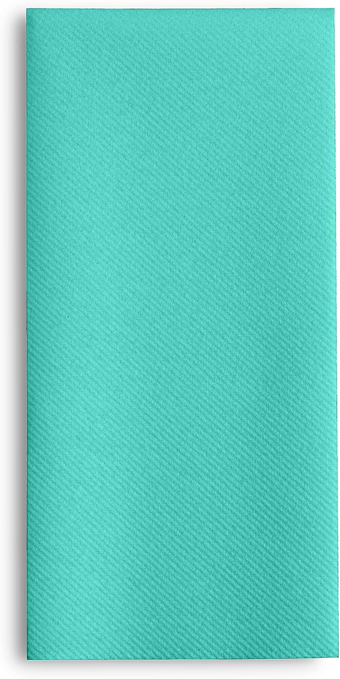 Linen-Feel Bright Green Paper Napkins - Decortive Cloth-Like Disposable Dinner Napkins - Soft And Absorbent. For Kitchen, Party, Wedding, Bathroom Or Any Occasion. (Pack of 100)