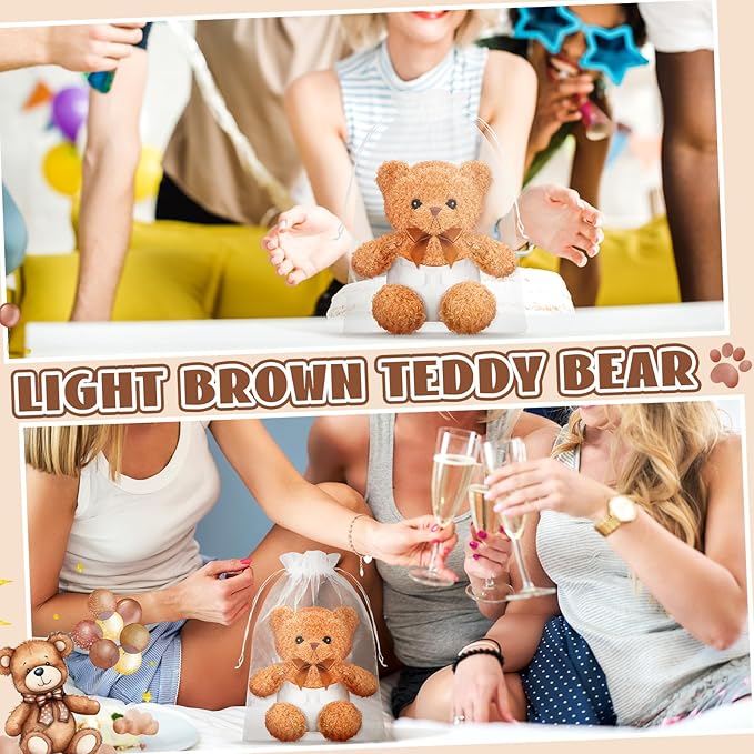 8 Sets Bear Blindfolded Diaper Changing Baby Shower Games Boys Girls Baby Dolls Diapers for Bridal Shower Gender Reveal Games Prizes Gifts for Adults