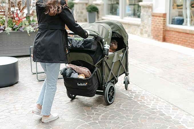 Larktale Caravan V3 Stroller, 2-Seater Kids Wagon, 207 lb Capacity, Chelsea Green