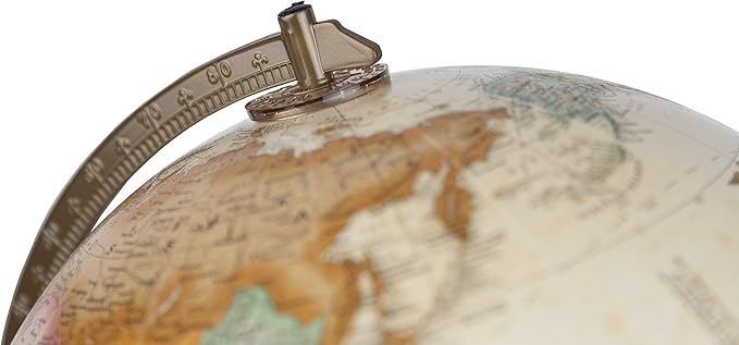 Replogle Globes Franklin World Globe, Antique Ocean, 12-Inch Diameter,Over 4,000 Place Names