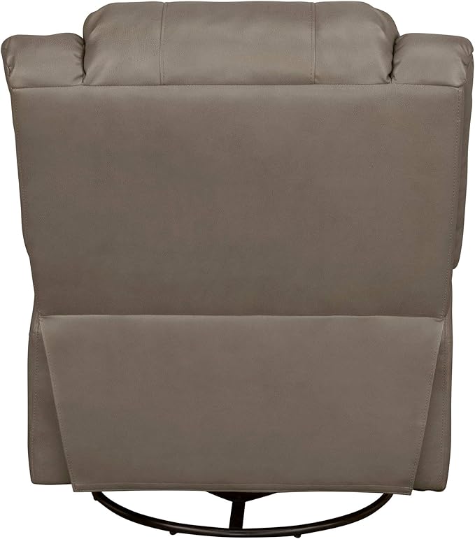 RecPro Charles Collection | 30" Swivel Glider RV Recliner | RV Living Room (Slideout) Chair | RV Furniture | Glider Chair (Putty, 1-Pack)