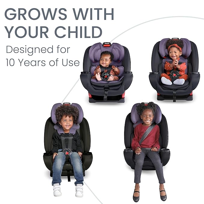 Britax One4Life Convertible Car Seat, 10 Years of Use from 5 to 120 Pounds, Converts from Rear-Facing Infant Car Seat to Forward-Facing Booster Seat, Machine-Washable Fabric, Iris Onyx