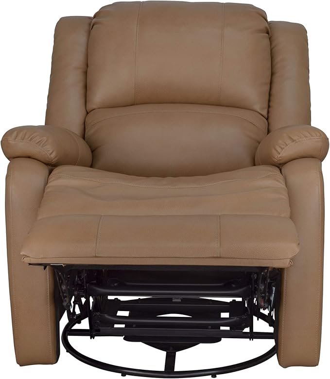 RecPro Charles Collection | 30" Swivel Glider RV Recliner | RV Living Room (Slideout) Chair | RV Furniture | Glider Chair (Toffee, 1-Pack)