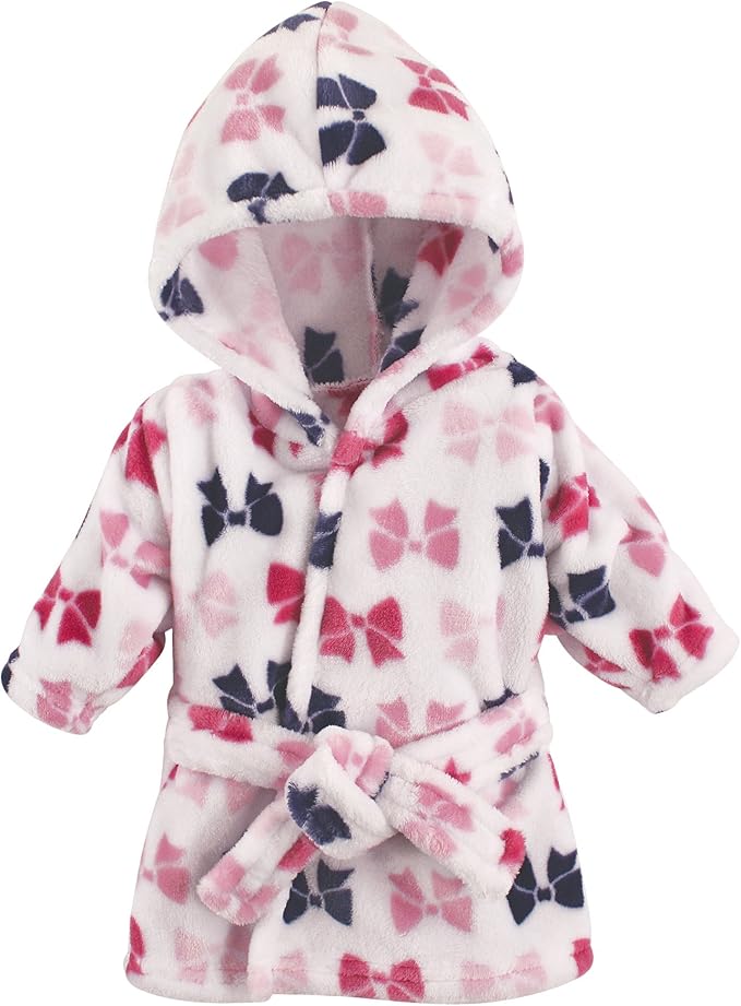 Hudson Baby Unisex Baby Plush Animal Face Bathrobe