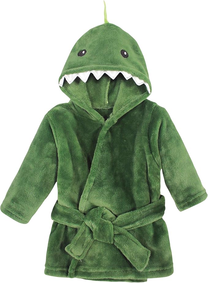 Hudson Baby Unisex Baby Plush Animal Face Bathrobe