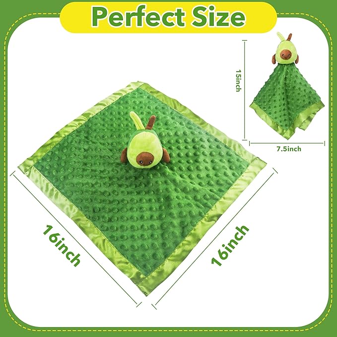 Baby Security Blanket Loveys for Babies Stuffed Animal Snuggle Toy Gifts for Baby Girls and Boys Newborn