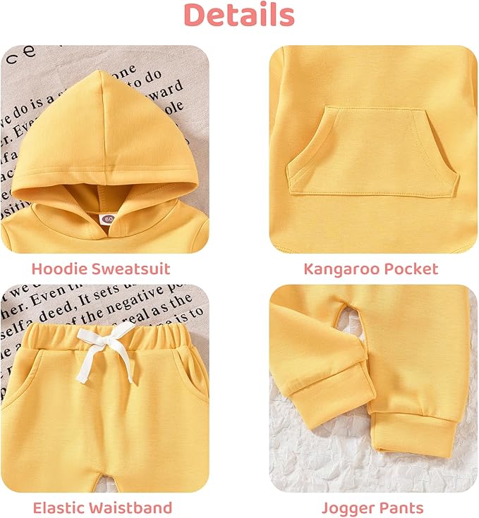 Aalizzwell Infant Baby Winter Hoodie Outfit