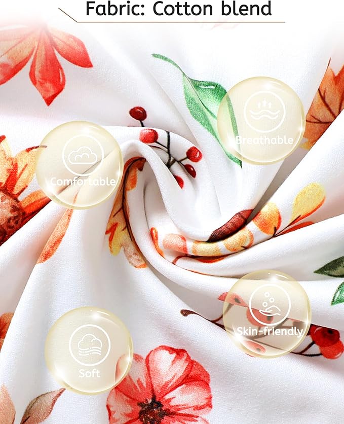 YALLET Baby Girl Clothes Newborn Infant Girl Outfits Floral Romper+Pants+Headband Fall Baby Layettes for Clothing 0-18 Months