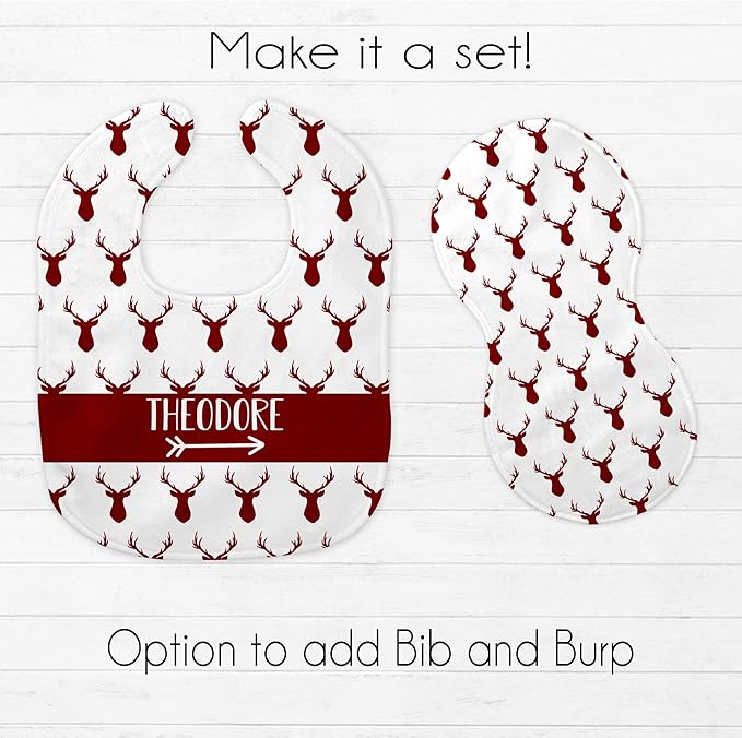 Girls Love A Monogram Personalized Baby Blankets for Boys - Woodland Personalized Baby Blanket - Custom Baby Blankets for Boys - Baby Stuff - Nursery Décor