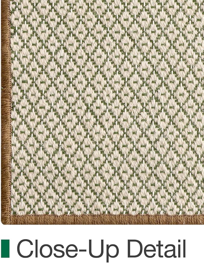 LUMI Sisal Area Rug 5x8 for Living Room, Natural Handwoven Rugs Non Slip, Farmhouse Braided Carpets No Shedding for High Traffic, Dining Room, Indoor, Outdoor, Patio