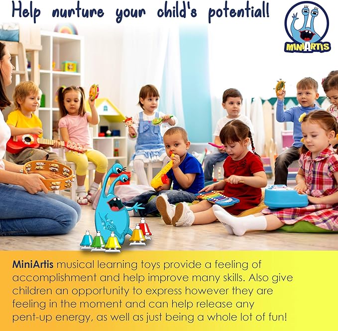 MINIARTIS Musical Flash Cards for Kids | Learning Notes Reading | Educational Color Coded Music Note Theory Flashcards for Beginning Students | Large Size Cards