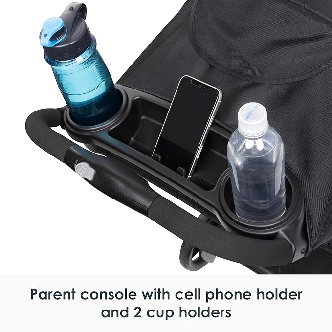 Baby Trend Sit N' Stand® Double 2.0 Stroller, Dash Black