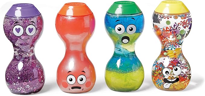 hand2mind Express Your Feelings Sensory Bottles- Secondary Emotions 2, Toddler Sensory Toys, Quiet Fidget Toys, Play Therapy Toys, Calm Down Corner Supplies, Calming Corner, Social Emotional Learning