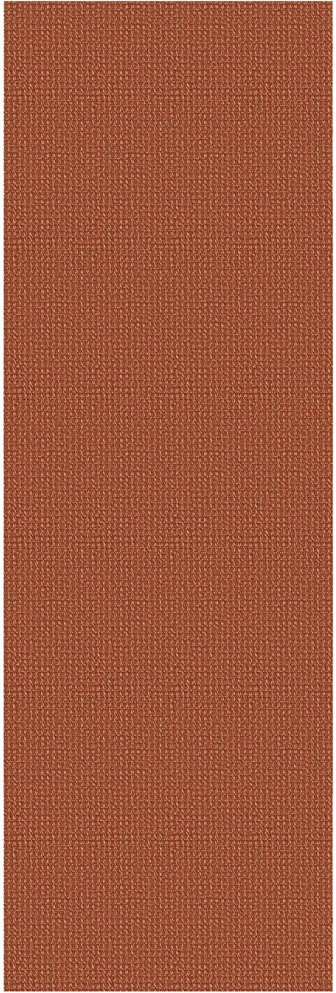 KOZYFLY Runners for Hallways 2x6 ft Washable Kitchen Runner Non Slip Rubber Backed Hall Runners Cotton Entryway Runner Rugs Floor Carpet for Indoor Backdoor Bedroom Kitchen, Orange/Tan
