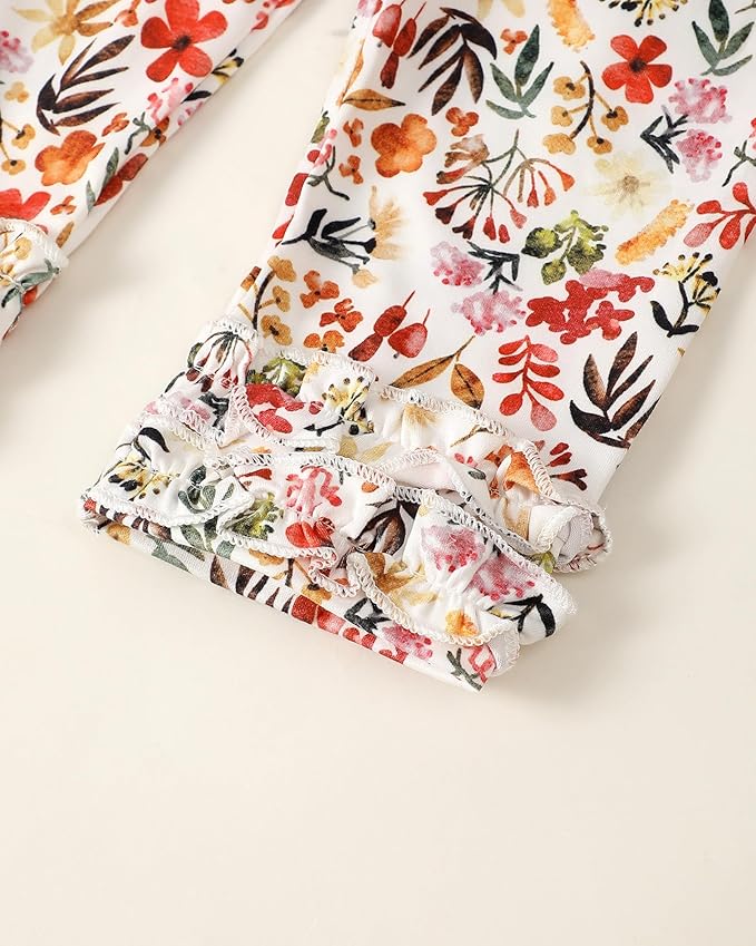 Baby Girl Clothes Toddler Girl Outfits Ruffle Shirt Pants Cute Infant Outfit Set Baby Girl Fall Winter Clothes