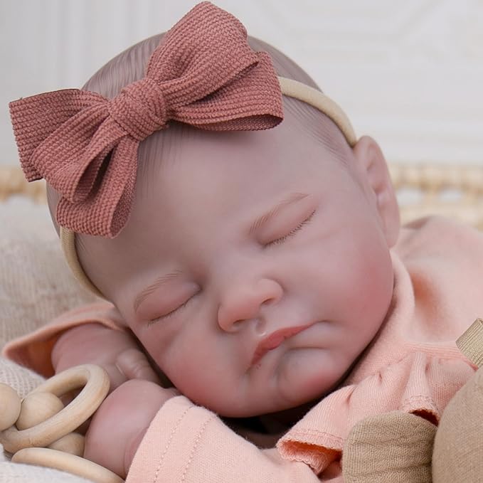 Milidool Realistic Reborn Baby Dolls-20 Inch Real Life Baby Dolls Girl Lifelike Baby Doll for 3+ Years Old