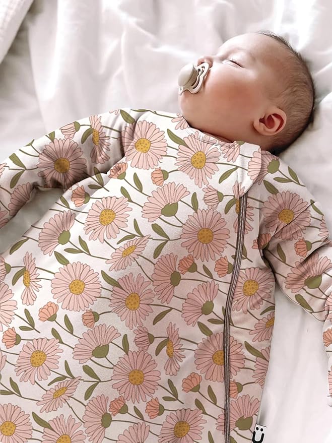 GUNAMUNA Unisex Long-Sleeve Sleep Sack, Wearable Sleep Bag for Babies and Toddlers, Soft Rayon, 1.0 TOG, 3 to 36 Months