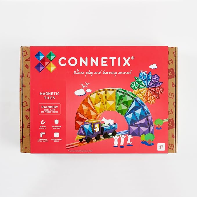 CONNETIX Rainbow Mega Pack, 212 Pieces