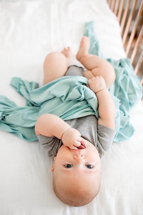 Copper Pearl Baby Swaddle Blanket - Premium Knit Baby Blanket, Large Soft Stretchy Receiving Blankets for Baby Boy and Girl, Swaddles for Newborn, Infant, and Toddler (Sonny)