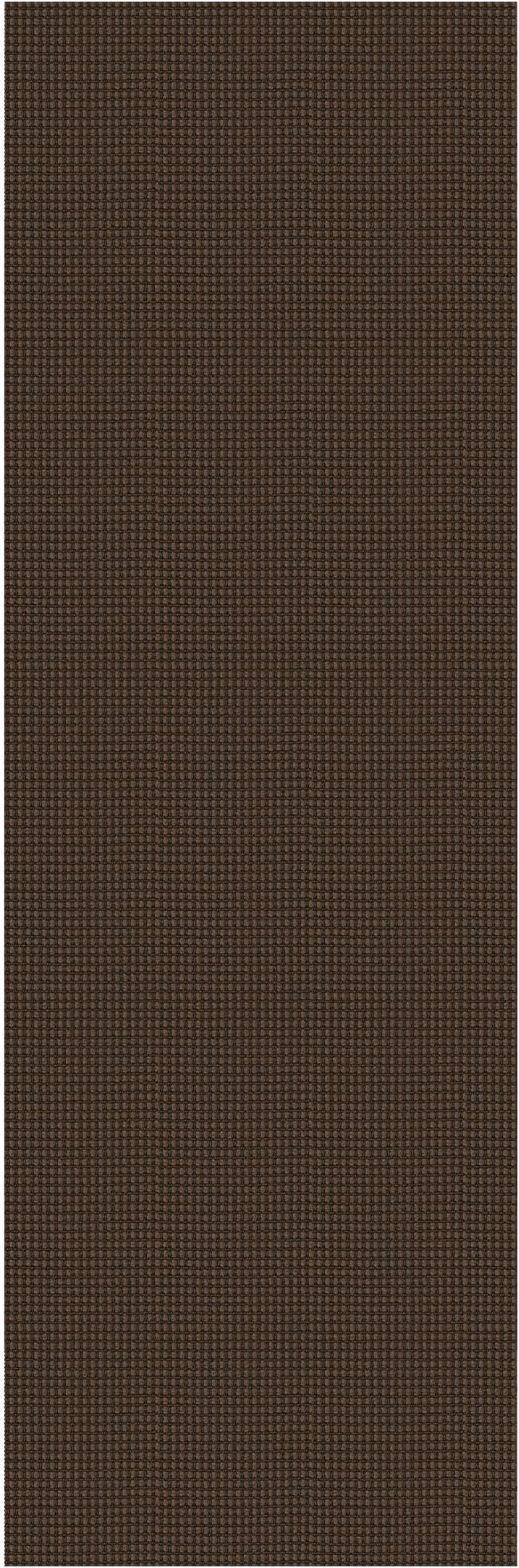 KOZYFLY Runners for Hallways 3x8 ft Washable Kitchen Runner Non Slip Rubber Backed Hall Runners Cotton Entryway Runner Rugs Floor Carpet for Indoor Backdoor Bedroom Kitchen, Reddish Brown/Coffee
