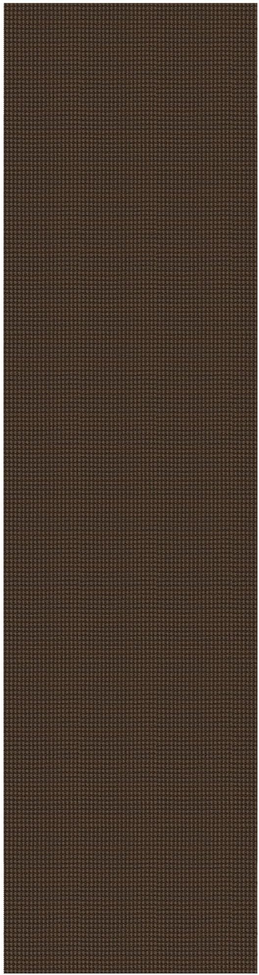 KOZYFLY Runners for Hallways 3x10 ft Washable Kitchen Runner Non Slip Rubber Backed Hallway Rugs Cotton Entryway Runner Rug Floor Carpet for Indoor Hall, Backdoor, Kitchen, Reddish Brown/Coffee