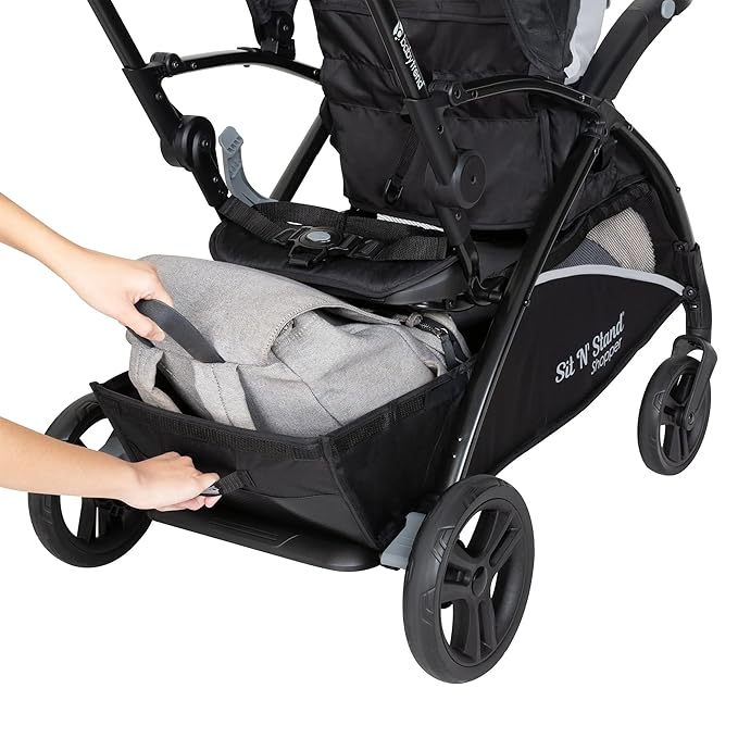 Baby Trend Sit N’ Stand 5-in-1 Shopper Travel System, Moondust