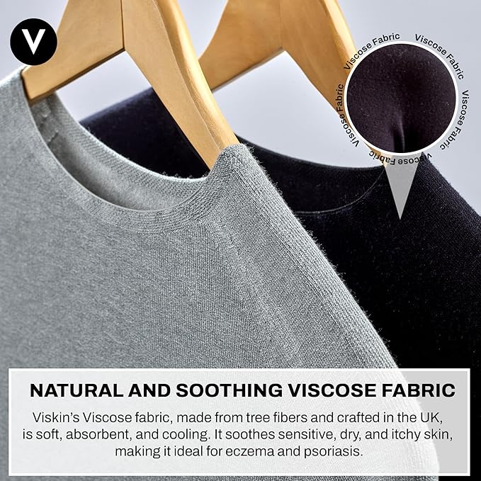 Viskin Baby Seamless Tops with Cooling Viscose Fibre - Gentle Under Layer Tops for Boys and Girls - Skin Comfort - 1-2 Years