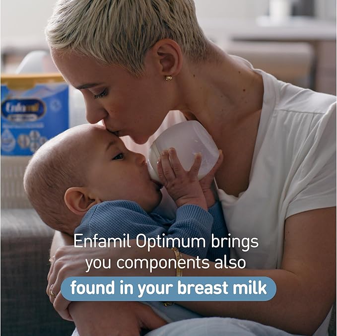 Enfamil Optimum (Enspire), Our Closest Formula to Breast Milk, Immune-Supporting Lactoferrin and Brain-Supporting DHA Baby Formula, Powder 30 Oz Refill