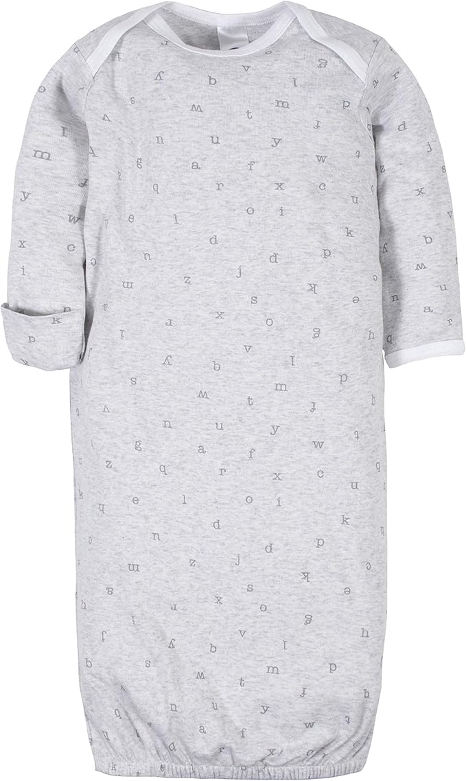 Gerber unisex-baby Baby Boy and Girls 4-pack Sleeper Gown